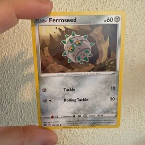 Ferroseed Tackle and Rolling Tackle 60hp Card